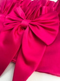 کراپ دخترانه ساتن مجلسی
